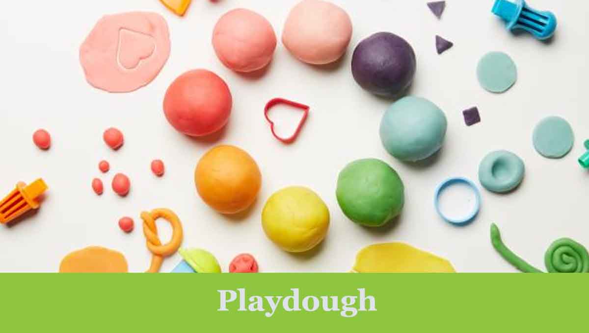 sensorial activity for babies is Playdough