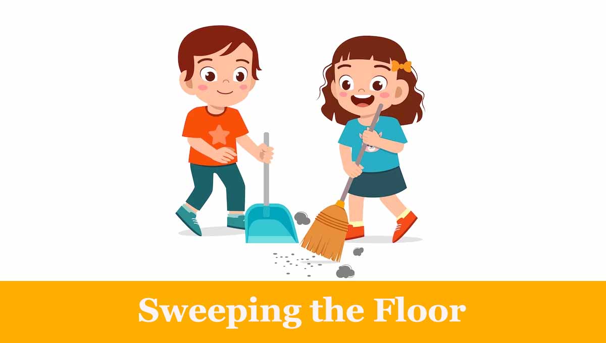 Sweeping the Floor montessori activities