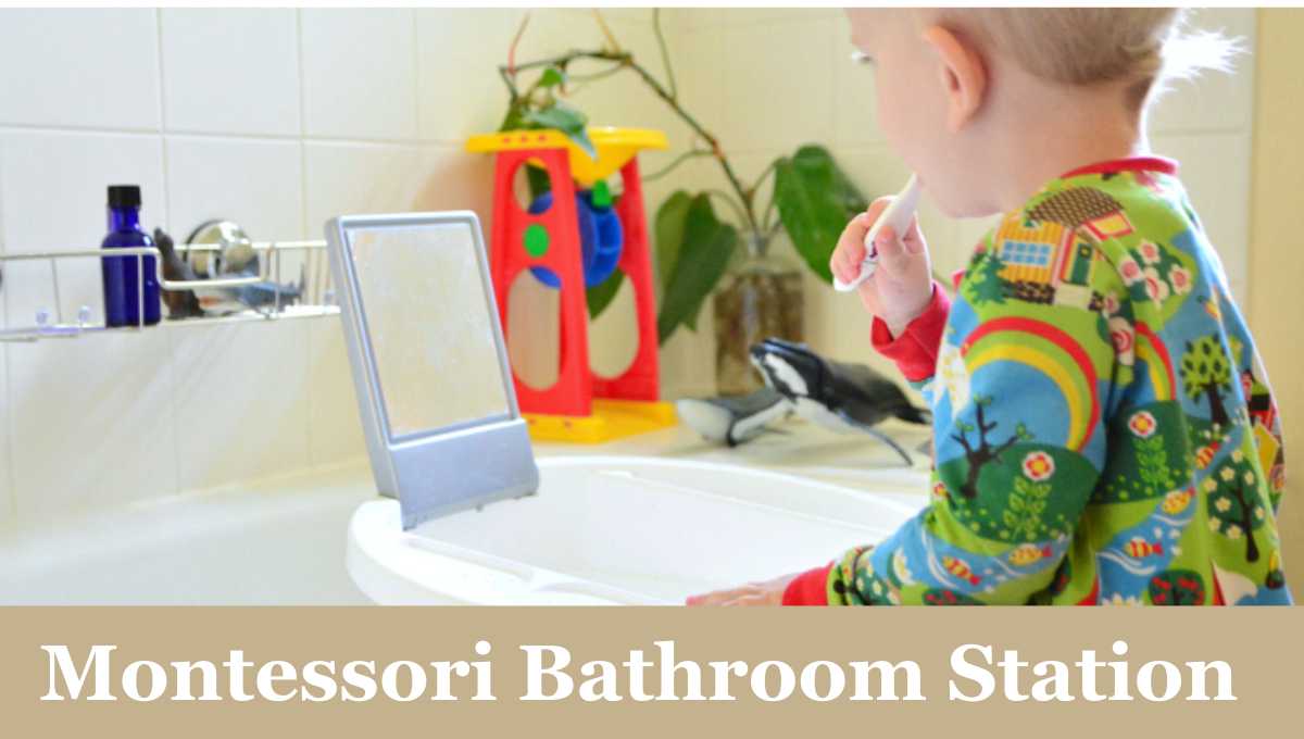 Montessori Bathroom Station