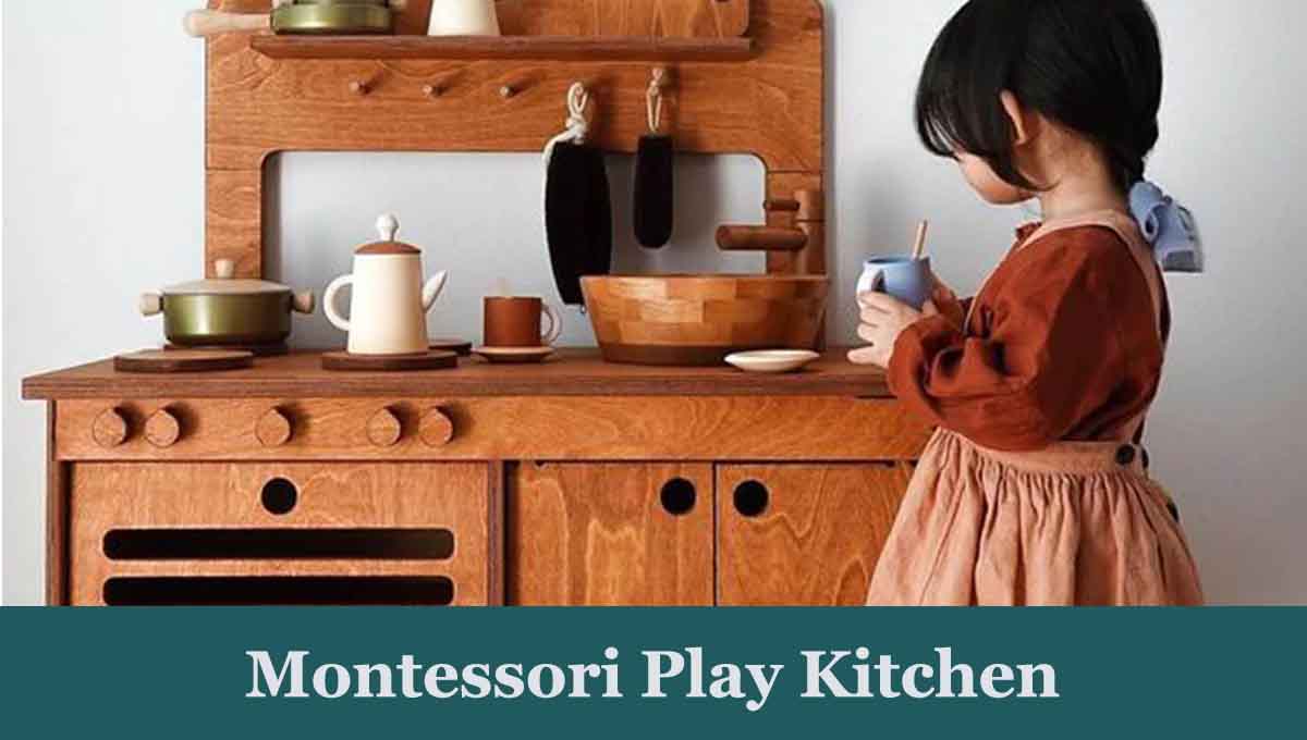 Montessori play kitchen