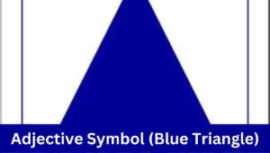 Adjective Symbol (Blue Triangle)