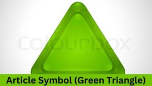 Article Symbol (Green Triangle)