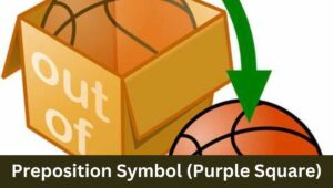 Preposition Symbol (Purple Square)