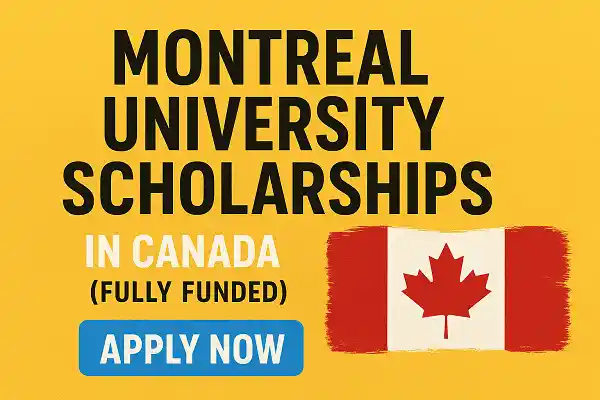 Montreal University Scholarships 2026 in Canada (Fully Funded)