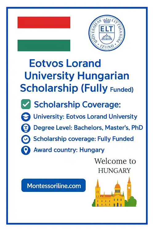 Eötvös Loránd University Hungarian Scholarship 2026 (Fully Funded) – Study Free in Hungary