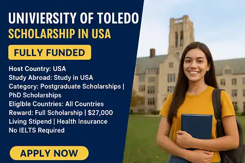 University of Toledo Scholarship in USA 2026 Fully Funded