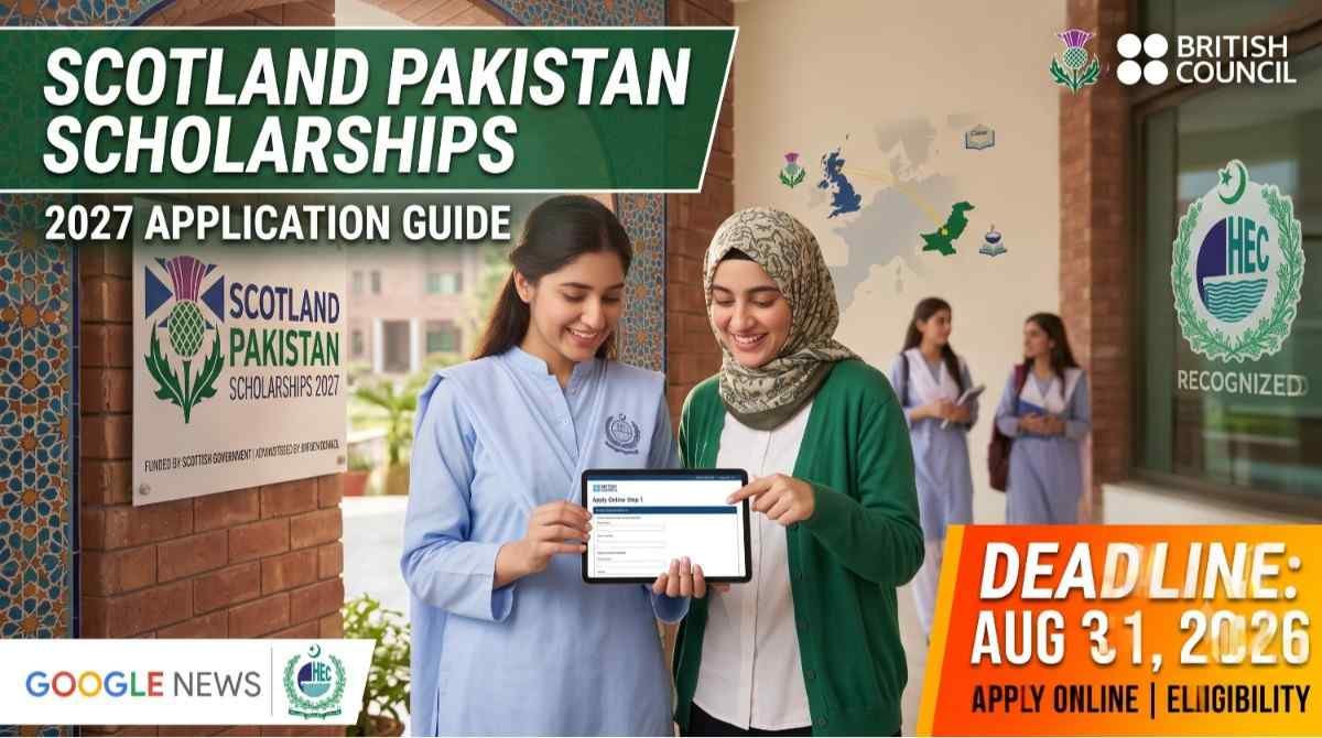 Scotland Pakistan Scholarship 2027 Announced How to Apply Online