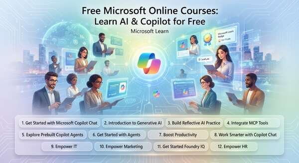 Free Microsoft Online Courses Learn AI & Copilot for Free